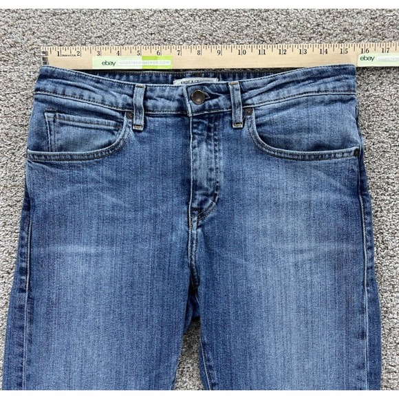 Levis Made & Crafted Jeans Mens 31x27* Blue Needle Narrow Slim Fit Stretch Denim - Picture 12 of 16